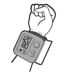 血圧測定のイラスト