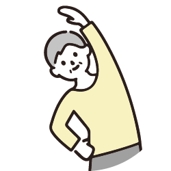 準備体操のイラスト
