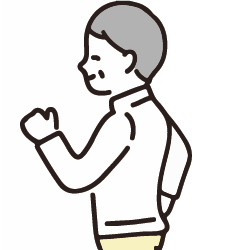 体操しているイラスト